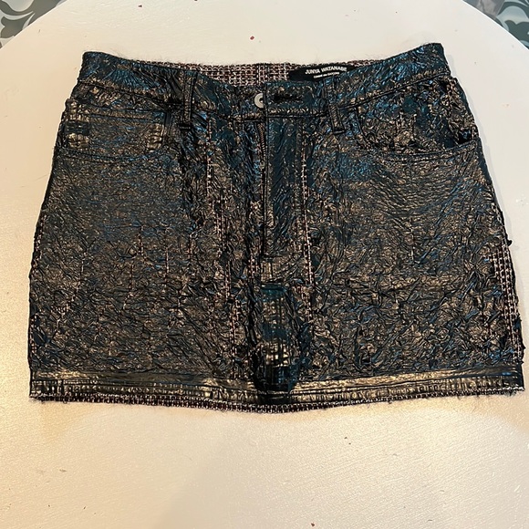 Comme des Garcons Dresses & Skirts - Junya Watanabe Comme des Garçons polyurethane/wool mini skirt